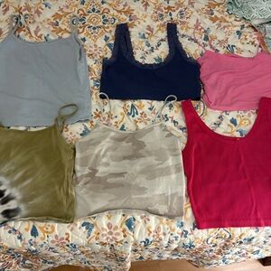 Bundle of 6 Name Brand Crop Tops CHECK BIO!!!